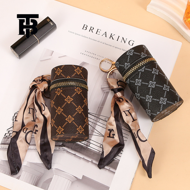 TB BHULAMTE Free Shipping New Designer Accessories Cross-border New Keychain Pendant Old Flower Internet Celebrity Pendant Fashion Lipstick Bag Creati
