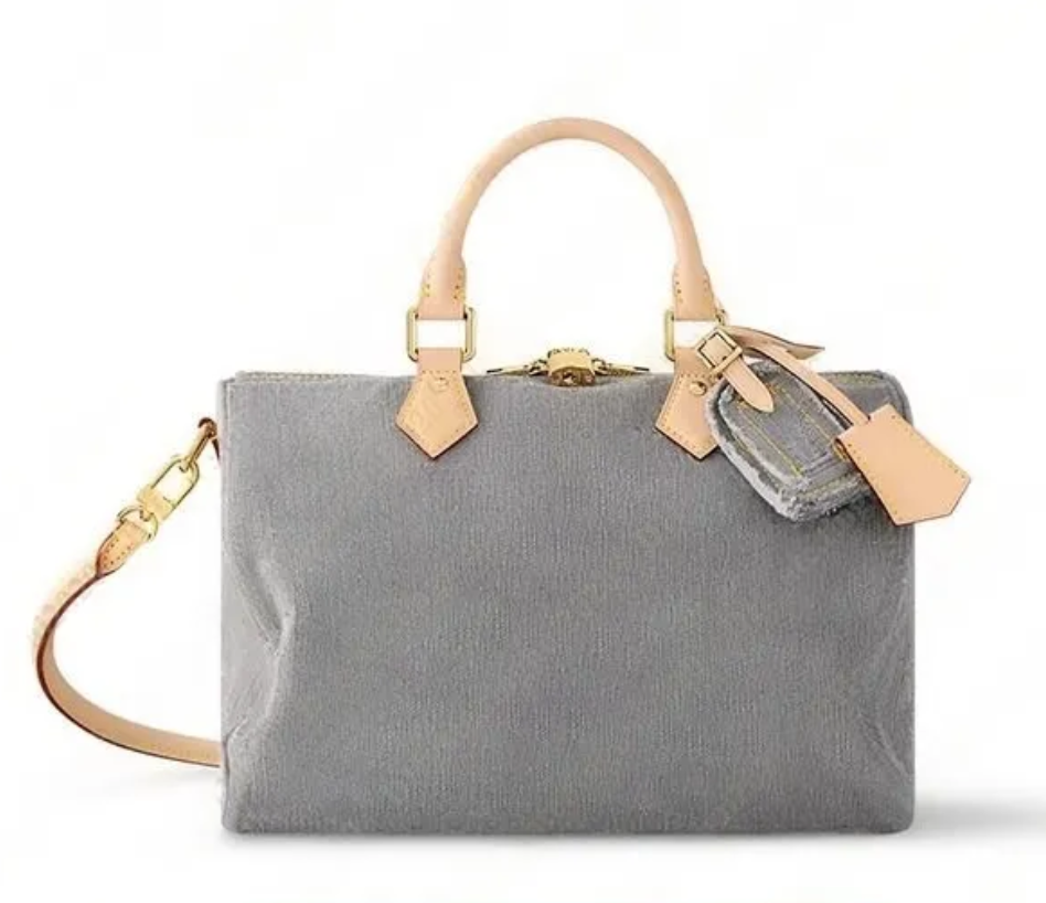 Ladies Fashion Designer bag Luxury Nautical Denim Bag Shoulder Bag Crossbody Handbag Totes Luggage Wallet TOP Quality SpeedySoft 30 M13344