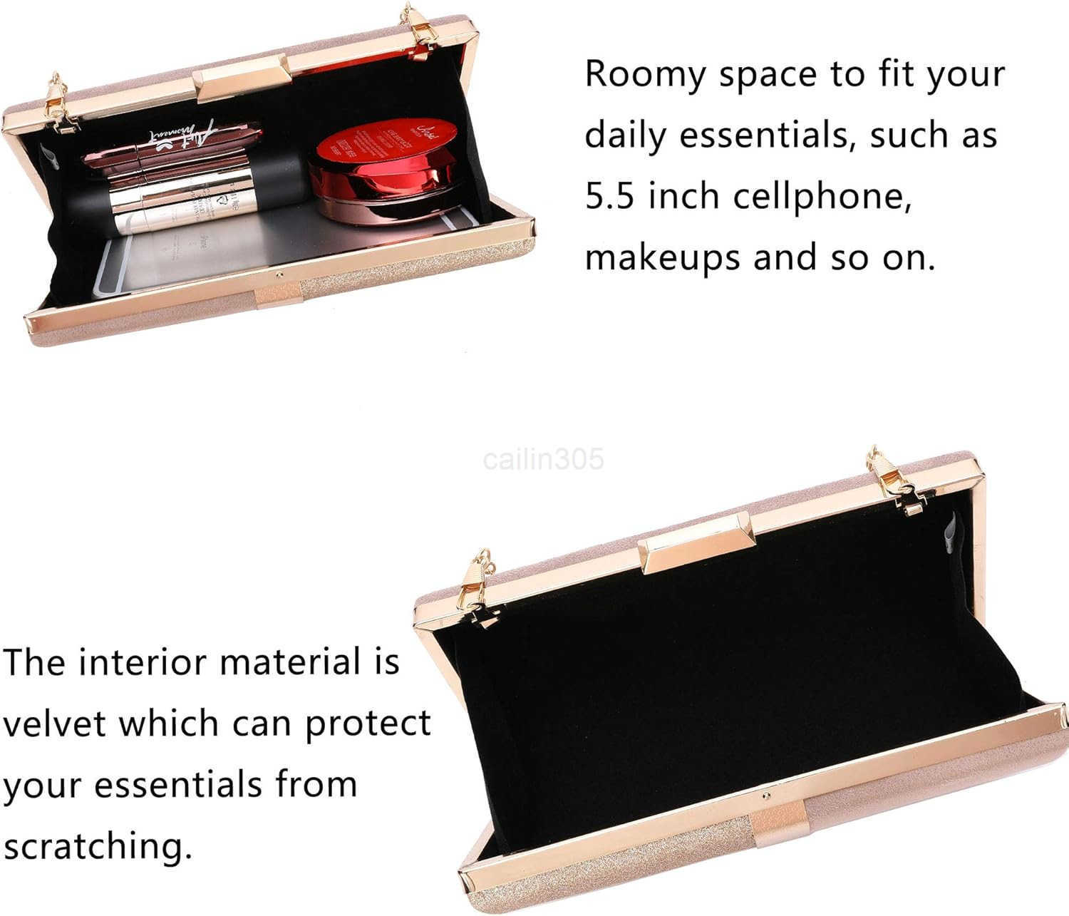 Sequin ColorBlock Clutch Purse Glamorous Evening Bag for Women Luxury Wedding Prom Party Handbag Z25909