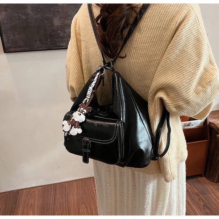 Vintage design Style Large Capacity Handbag With Multiple Carrying Methods For Commuting And Leisure, Women's Shoulder Bag, Autumn New Designer