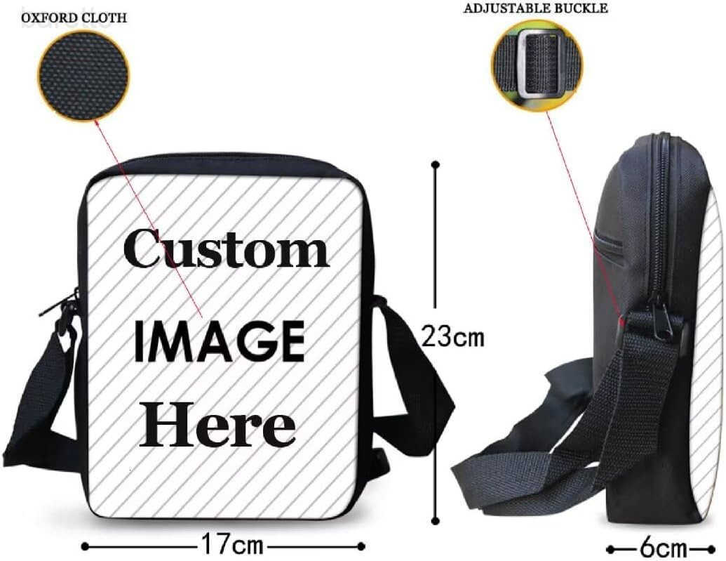 Customized Printed Crossbody Purse Bags for Women Travel Shoulder Bag with Adjustable Strap Z250909