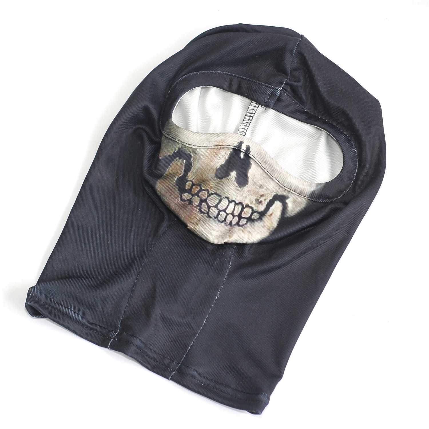 New Call of Duty 19 COD19 Ghost Squad Skull Balaclava Ski Hood Cycling Skateboard Warmer Full Face Ghost Mask H250908