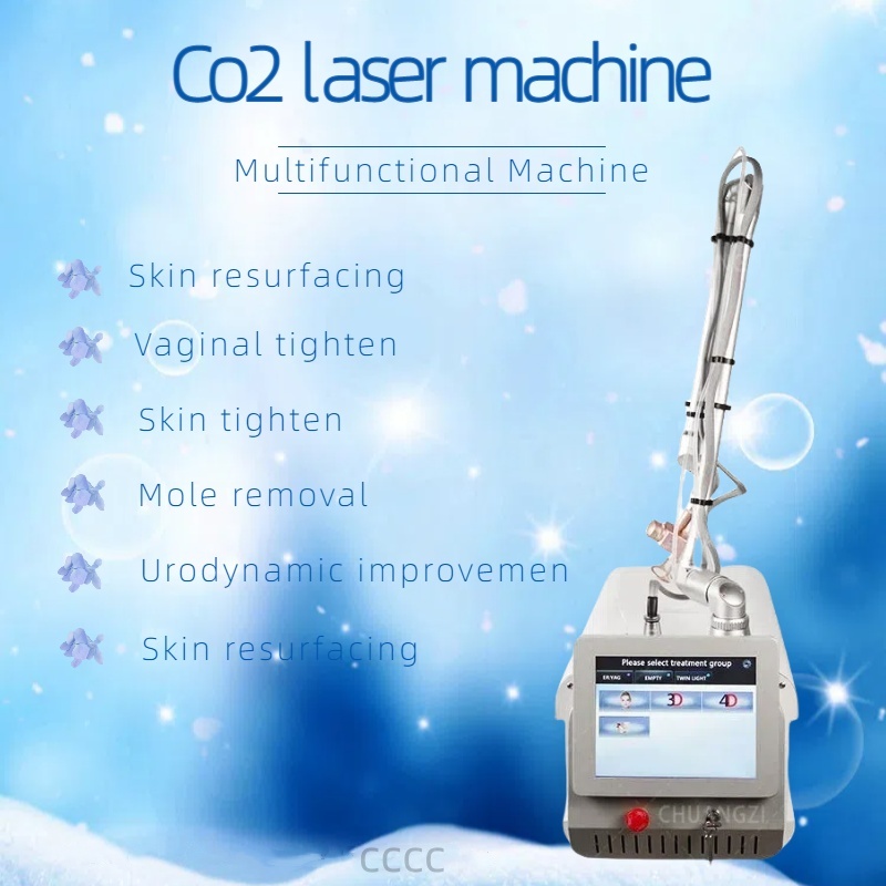 Fractional Laser Machine Professional Portable Co2 Carbon Peel Device 4d Fotona Mini Skin Gestational Mark Treatment Equipment Spa
