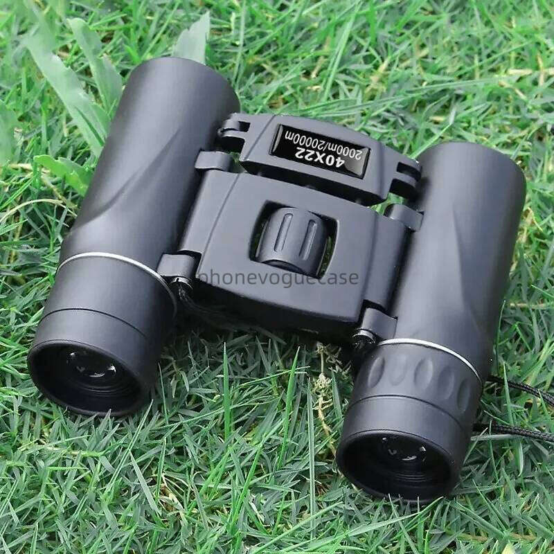 NEW 40X22 HD Powerful Binoculars - 2000M Long Range Folding Mini Telescope With Bak4 FMC Optics For Hunting & Outdoor