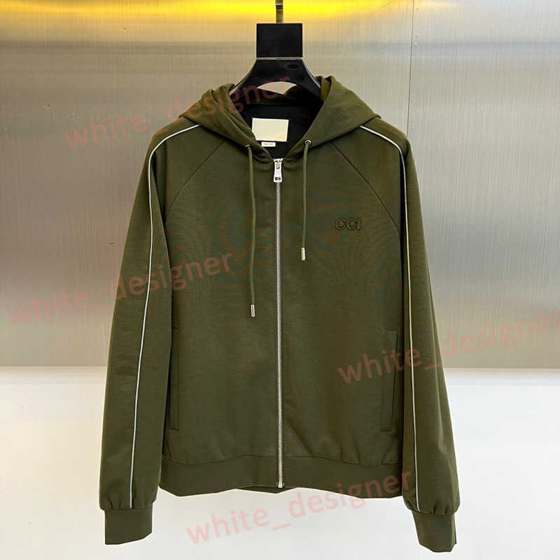 Designer Men's Jackets European Fashion Brand 25 Autumn Winter New Hooded Jacket Men's Fashion Casual Zipper Cardigan Sweatshirt Jacket coats