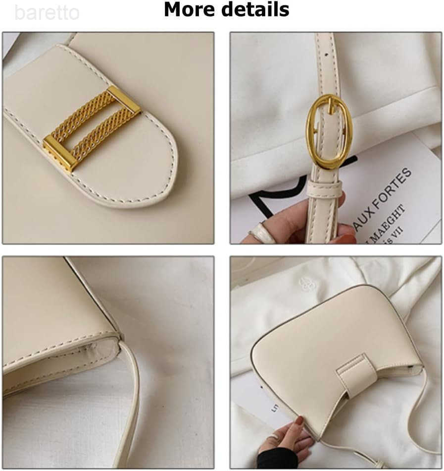 Shoulder BagRetro Small PurseTote Bag for Women with Zipper Closure Z250909