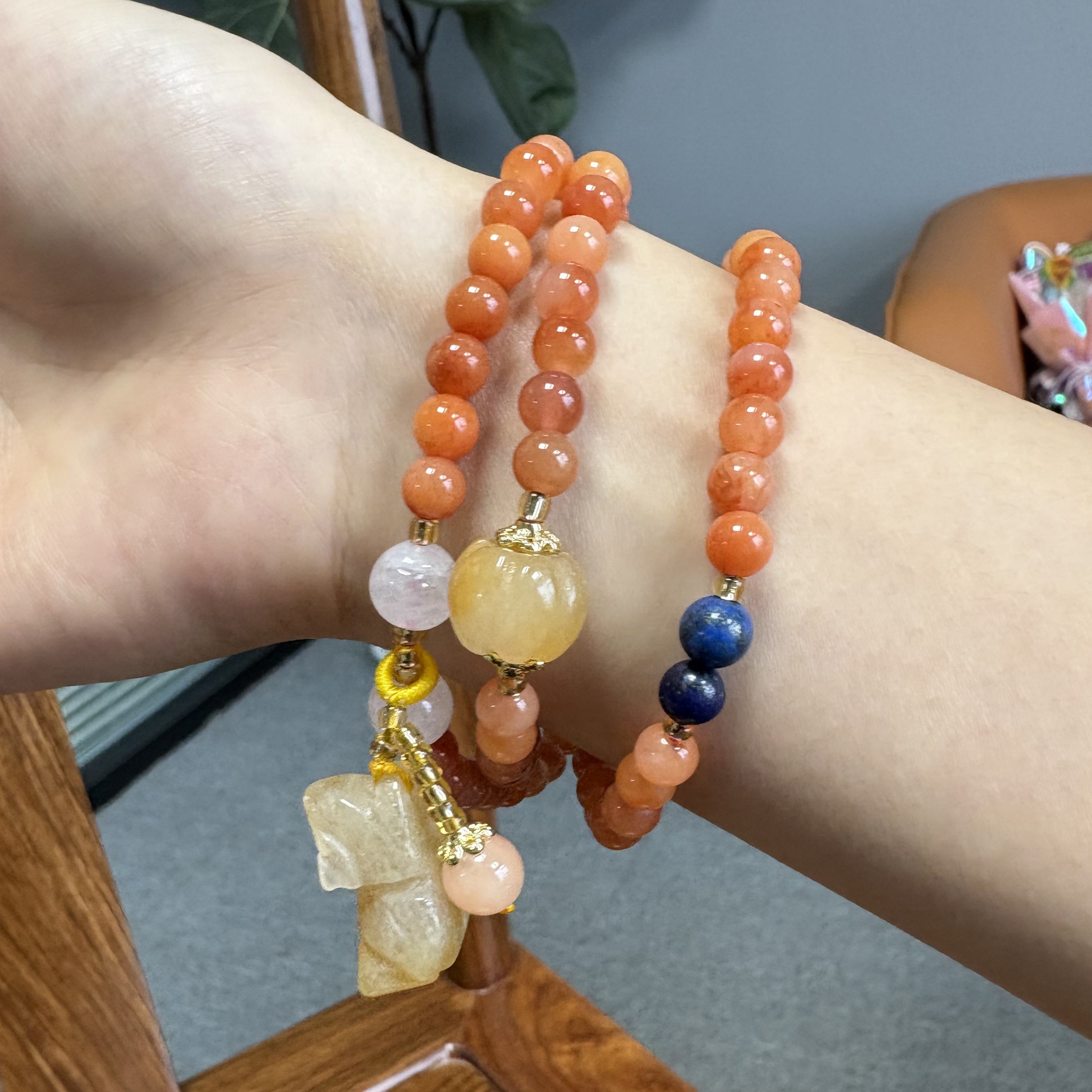 Designer Bracelet Luxury Jewelry Beaded Pendant Charms bracelet Women Beautifu Fashion Elegant Beads Bangle Jewelry Chinese Style Jewelry Gift Hand
