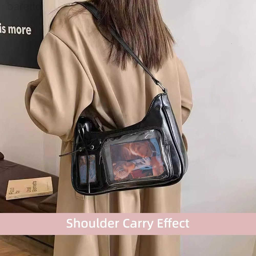 Ita Bag Doll Display Ita bag Crossbody Single Shoulder PU Leather Bags for Badge Button Merchandise Fandom Goods Dolls Plush Toys Display Z250909