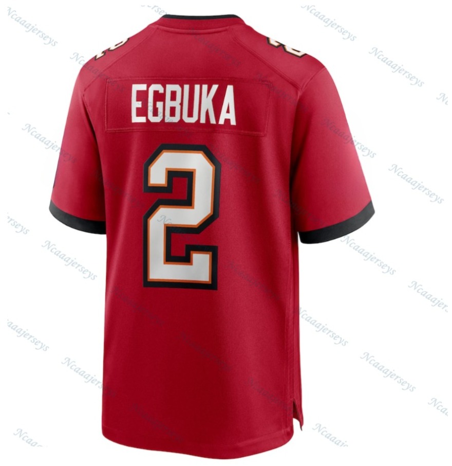 Custom 2025 Football Jersey Baker Mayfield Bucky Irving Tom Brady Rob Gronkowski Mike Evans Chris Godwin Vita Vea Antoine Winfield Jr