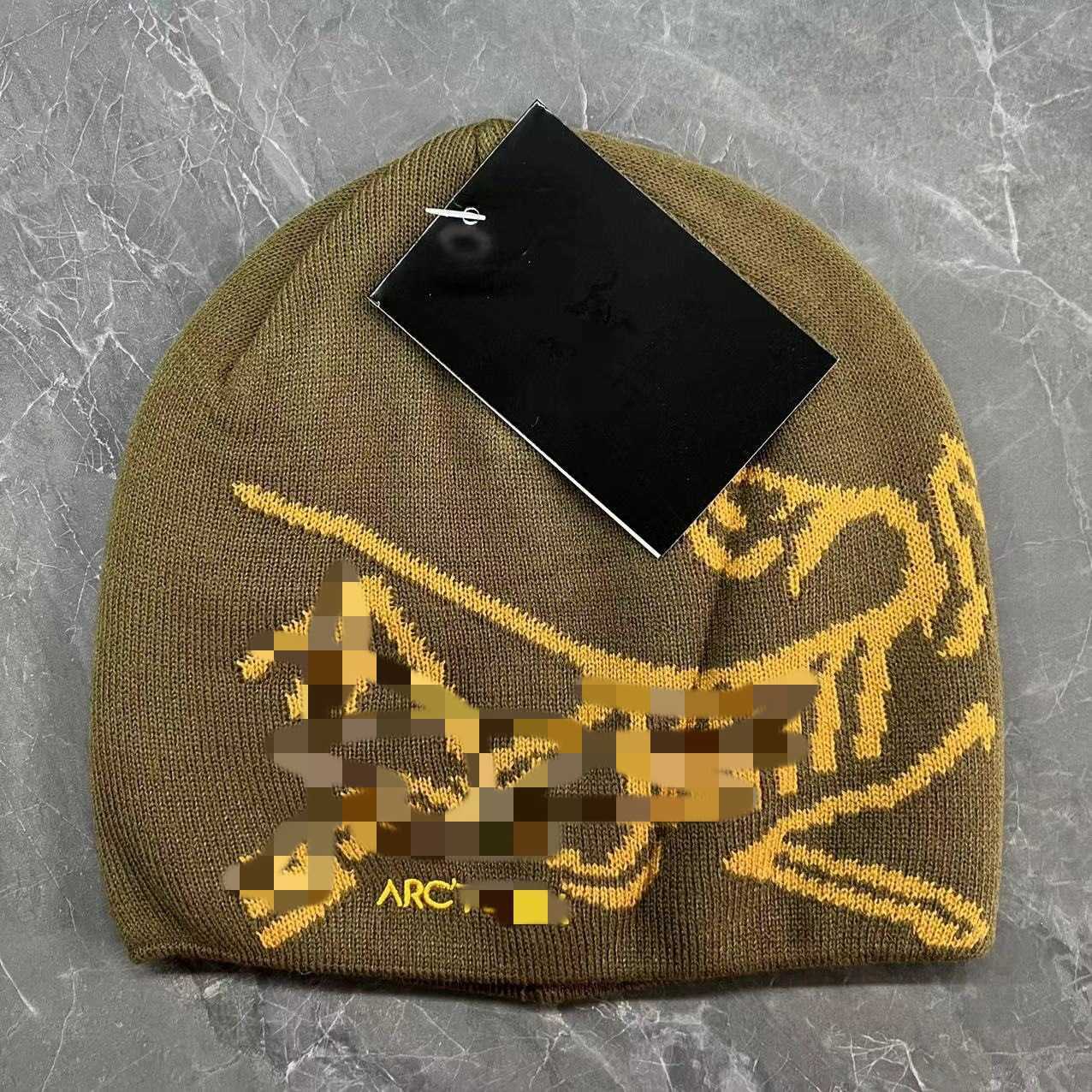 Autumn Winter Fashion Versatile Alphabet Knitted Hat Casual Warm Cold Hat Unisex Knit Hat L250908 1O00Z