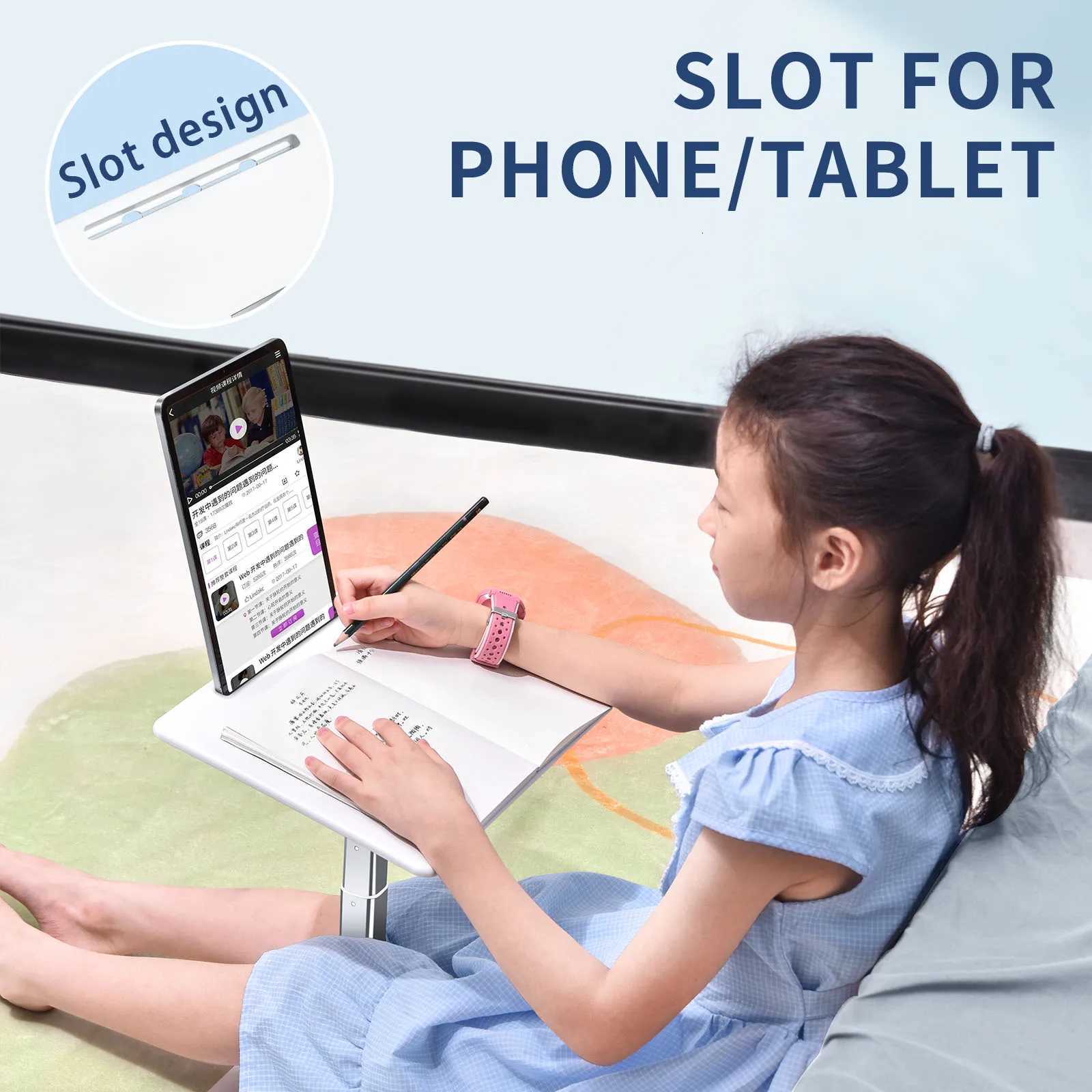 Eary Adjustable Laptop Floor Stand Tablet Holder for Desk Ergonomic design Table for Macbook Air Pro PC Cooling Notebook StandXJ250909