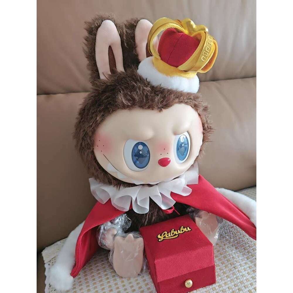 38Cm Labubu Vans Collaborative Limited Edition Monster Vinyl Plush Doll Series Cute Fall In Wild Blind Box Chess Adventure King