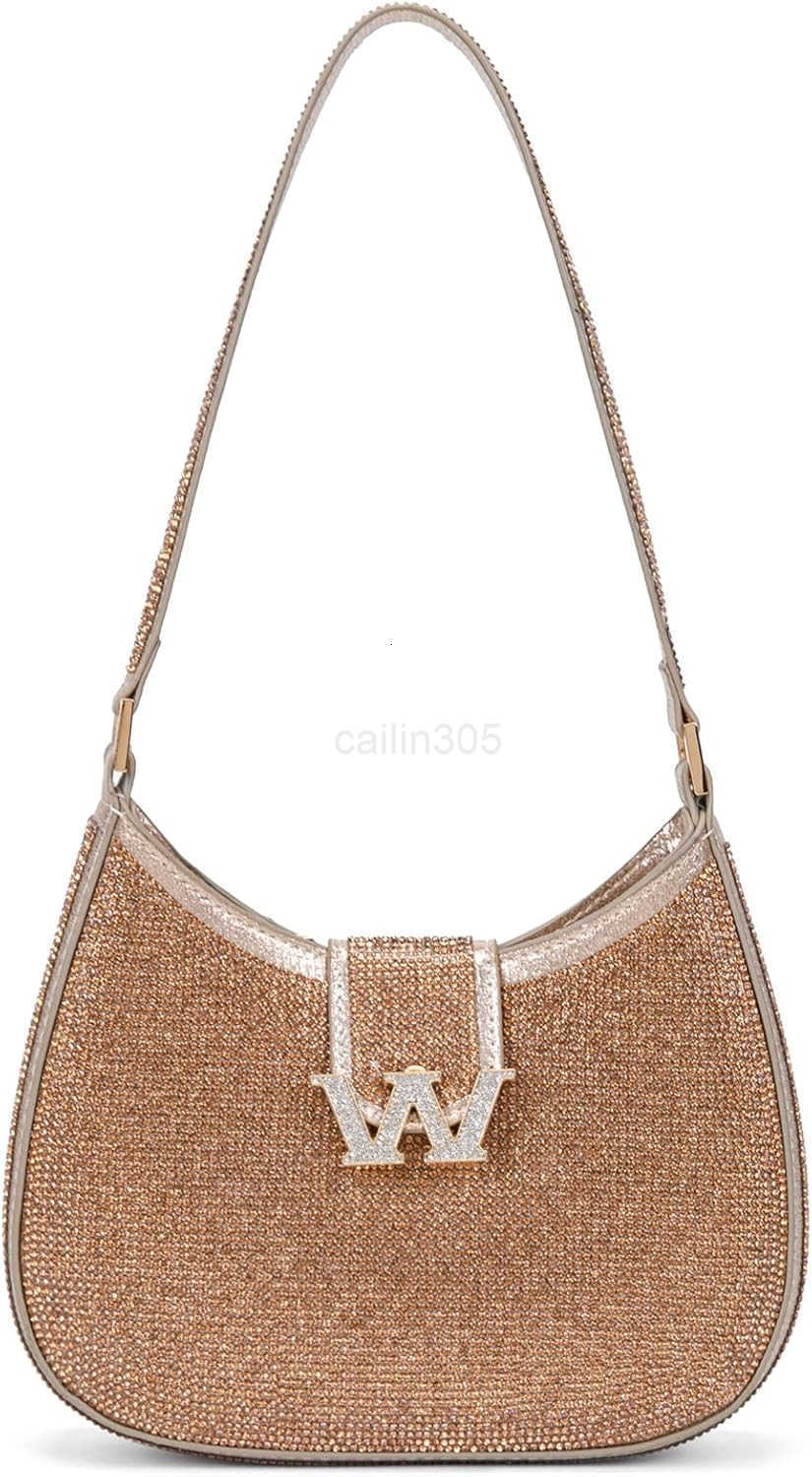 Evening Handbags Sparkling Crystal Purse Daily Casual Shoulder Bag Z25909