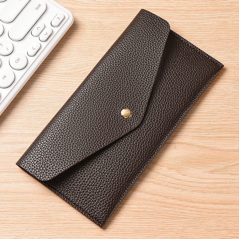 2025 New Women's Long Wallet Ultra Thin Soft Leather Clutch with Phone Pocket High Capacity Card Holder