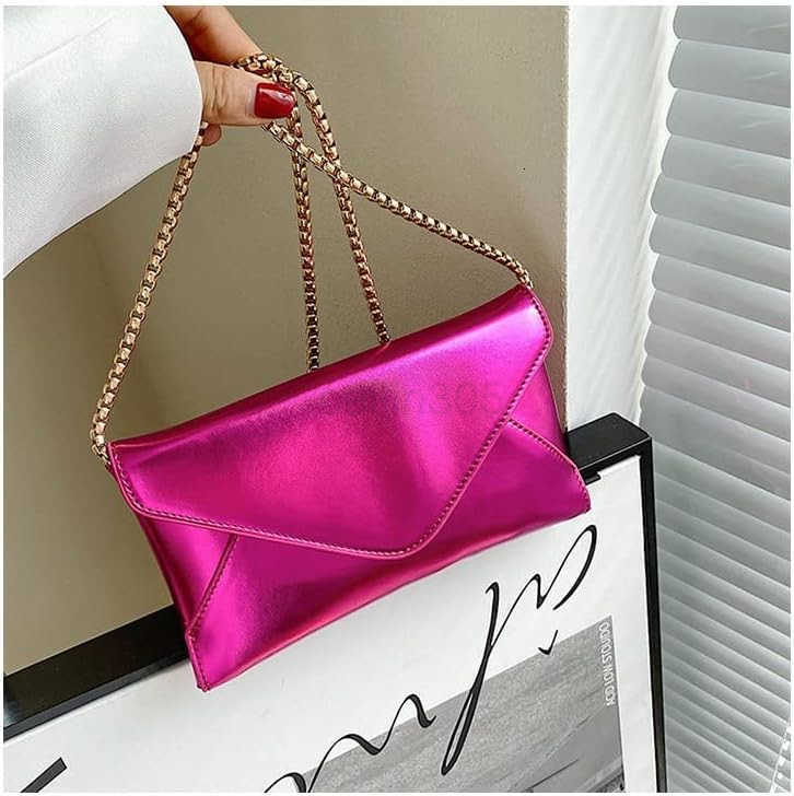 Bag Envelope Clutch Purses for Women Metallic Leather Small Crossbody Bags Sparkle Purse for Prom Wedding Z25909