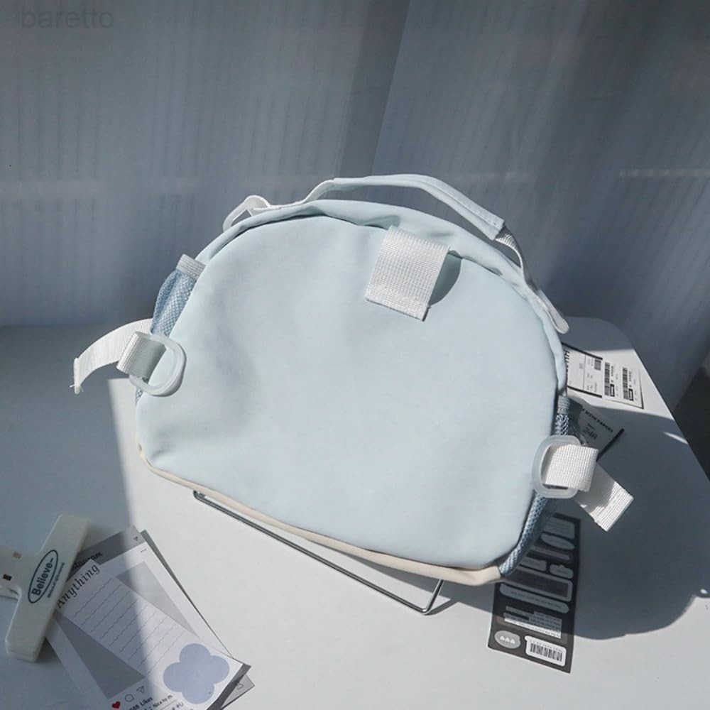 Bag Pin Display Backpack with Insert Canvas Single Shoulder Crossbody Bag Contrast Handbag and Purse for Women Orange Z250909