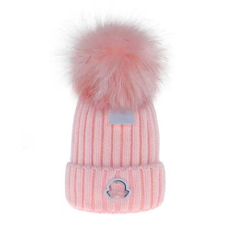 Fur Ball Knitted Hat Winter Thickened Outdoor Warm Mengjia Knitted Hat Winter Fashion Versatile Casual Warm Hat L2509087VJQ