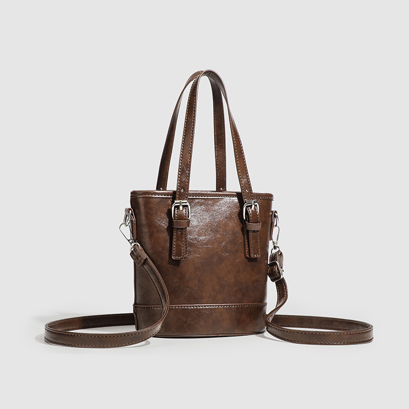 new solid color design women s handbag luxury leisure bag simple single shoulder crossbody bag designer bag bucket bag single shoulder bag