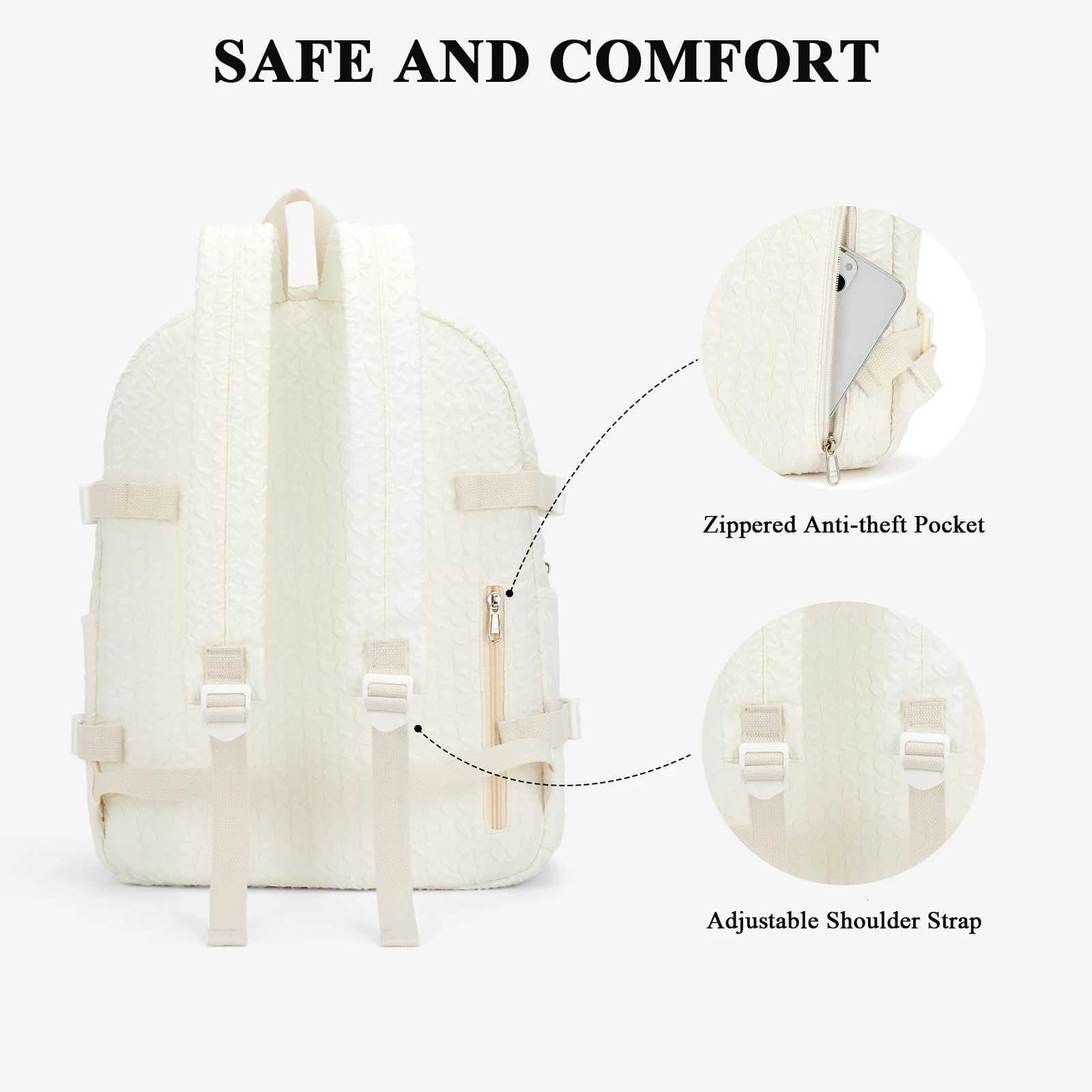 Backpack for Women Men Casual School Backpack Teen 156 inch Bookbag Lightweight Travel Rucksack College Laptop Backpack H250908
