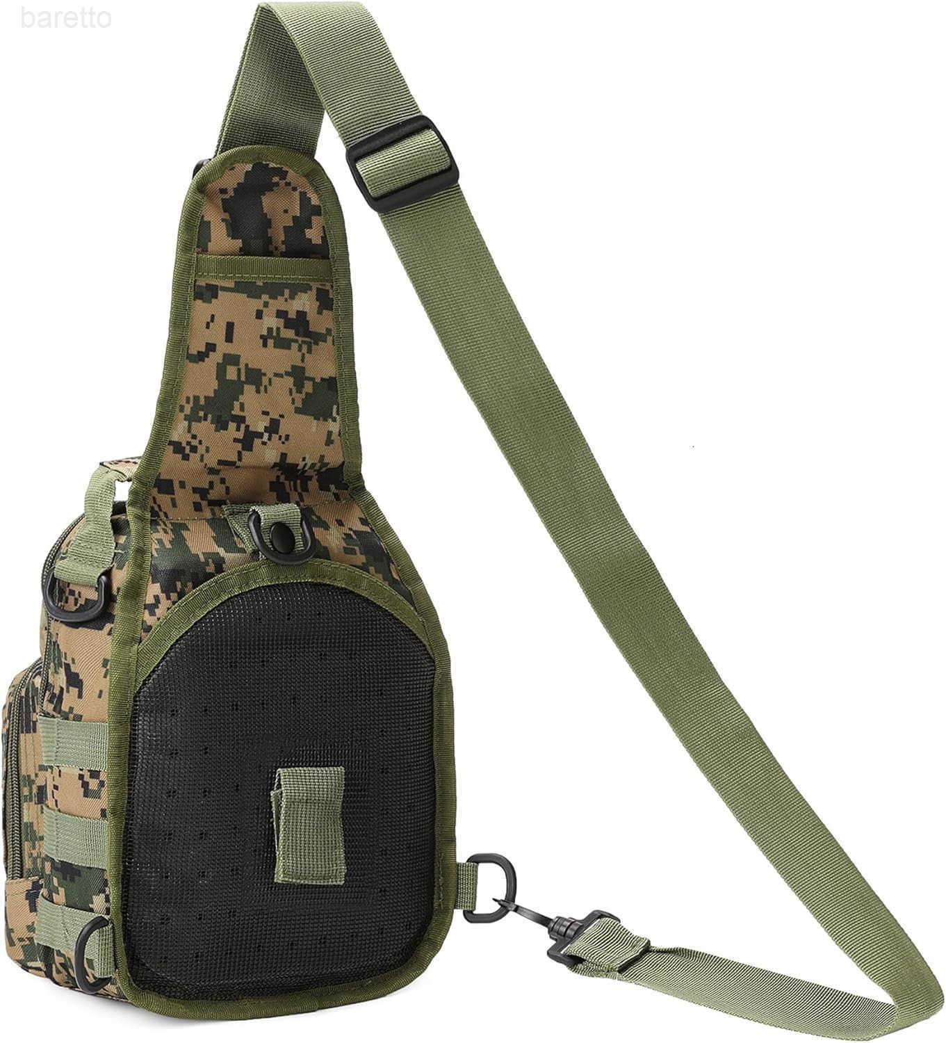 Hunting Backpack Waterproof Sling Shoulder Bag Small Carry Pouch Digital Jungle Camo Z250909