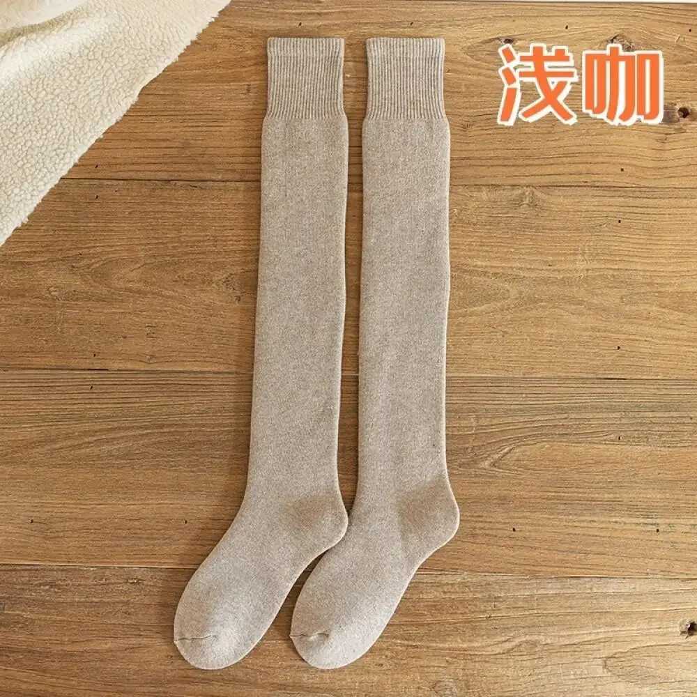 Cashmere Tall Socks Womens FuzzyLined Plush Cozy Winter Hosiery Leg Covers OverKnee Socks Bestseller Warm Thick Stockings Z250909