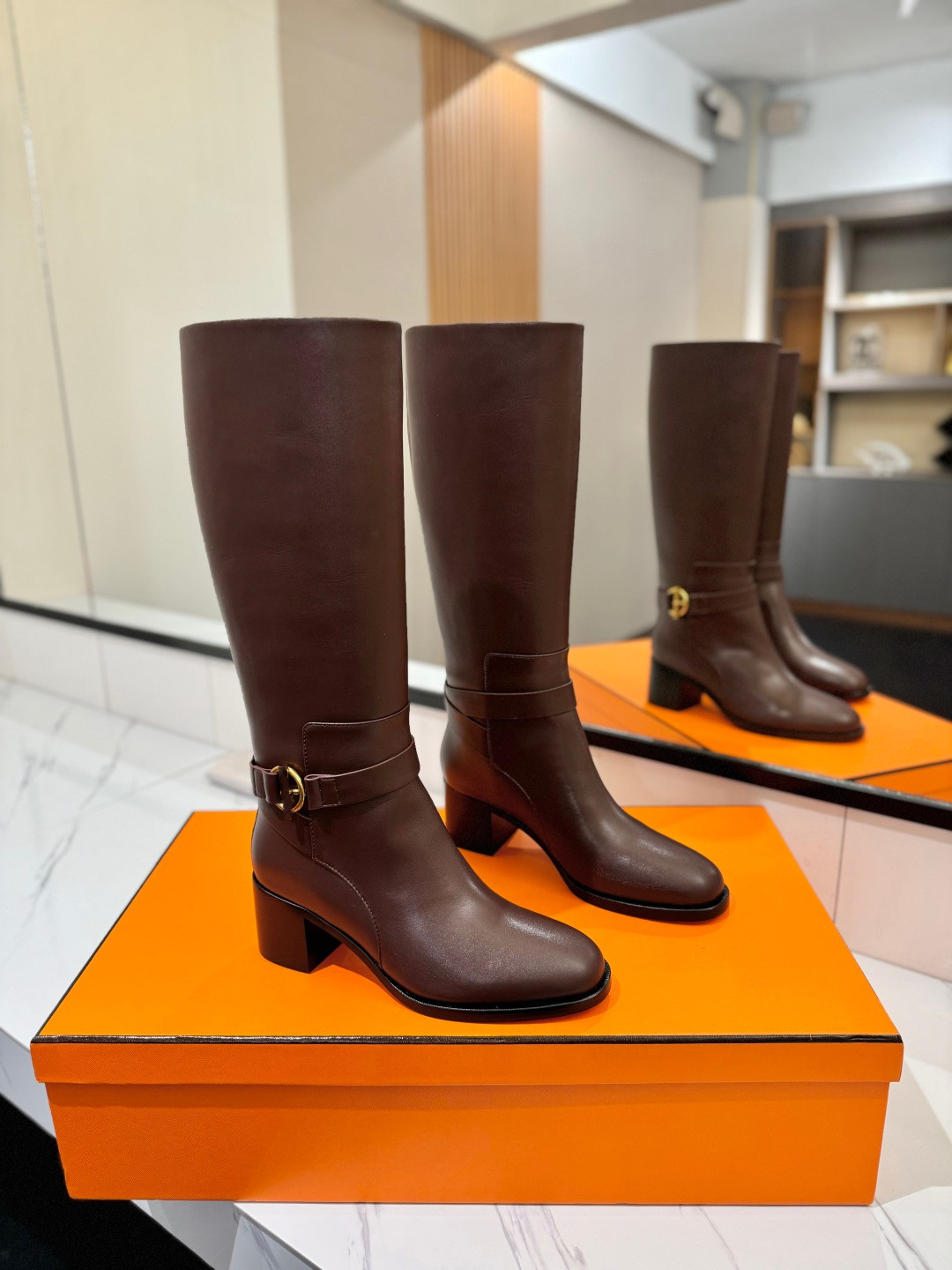 Top quality Fashion Women Tie up Buckles Martin Long Boots Comfort Genuine Leather Suede Women Tall Boots Knight Over Knee Boots H-2 free shipping