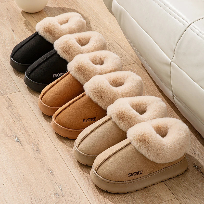 Fluffy Ankle Boots Female Winter y ner Woman Shoes Elegant Plush Womens Slippers Home Fuzzy Fur Slides Snow Booties 250909