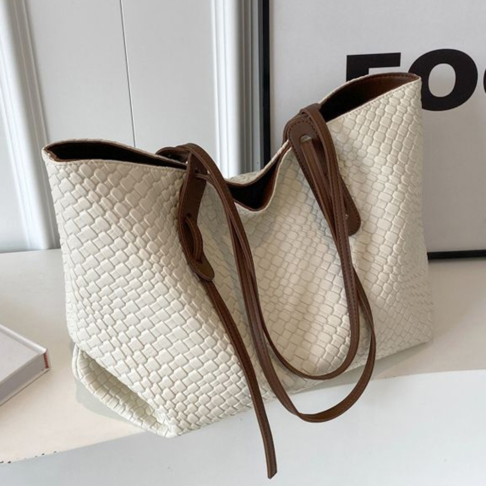 Designer Bag Large Quilted Tote Bag For Women Luxury Bag Real Leather Travel Hot Work Beach Laptop X Cm