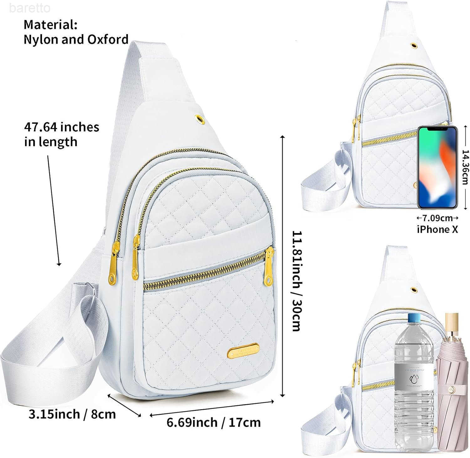Sling Bag For Women Men Casual Crossbody Sling Backpack Z250909