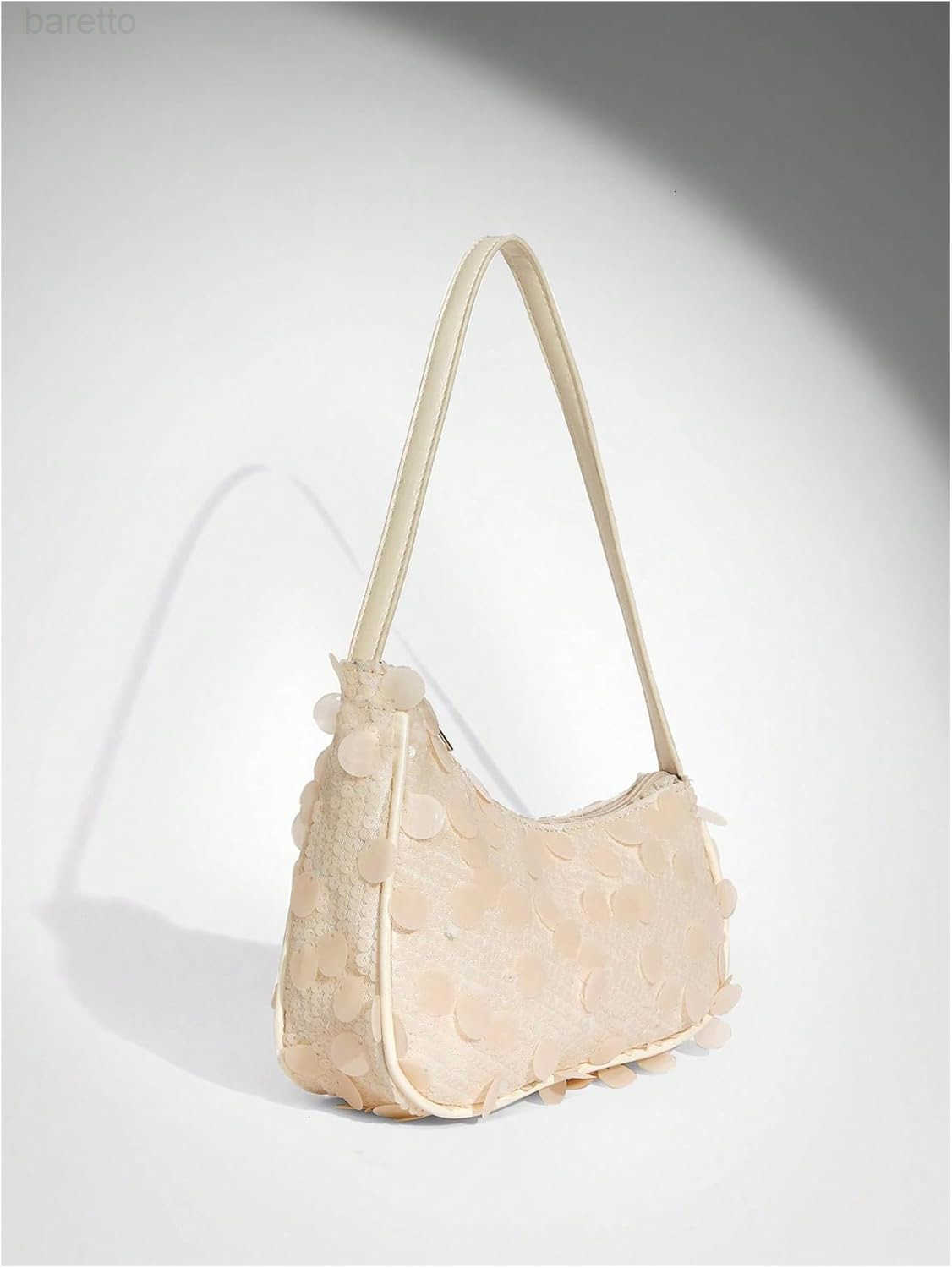 Womens Y2K Sequin Shoulder Handbags Single Strap Club Evening Bag Purses Z250909