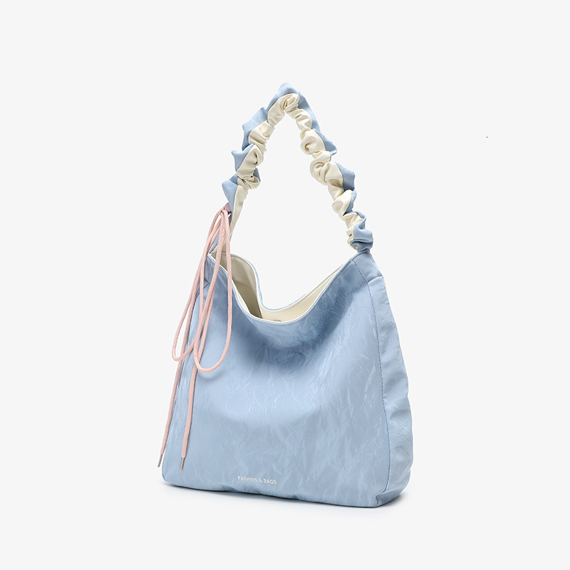 2025 new collection Niche Handbag Fashionable Women's Shoulder Bag Autumn New Item Contrasting Color Designer Bag Minimalist Style Armpit Tote Ba