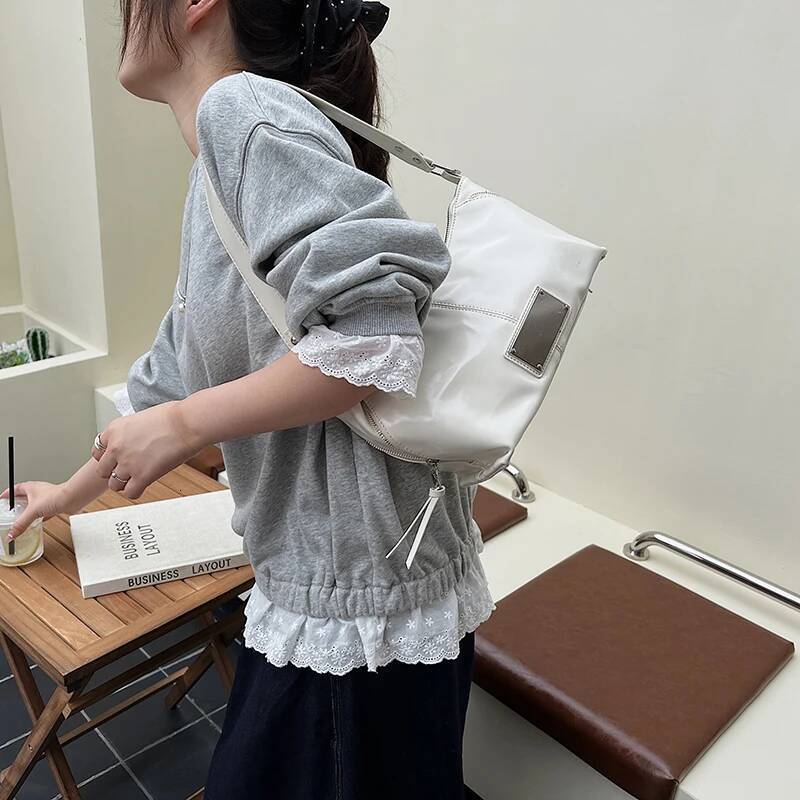Handbag Large Capacity Solid Color Spicy Girl Women's Crossbody Bag New Fashion Women's design Shoulder Bag 2025 Autumn New Designer Bag