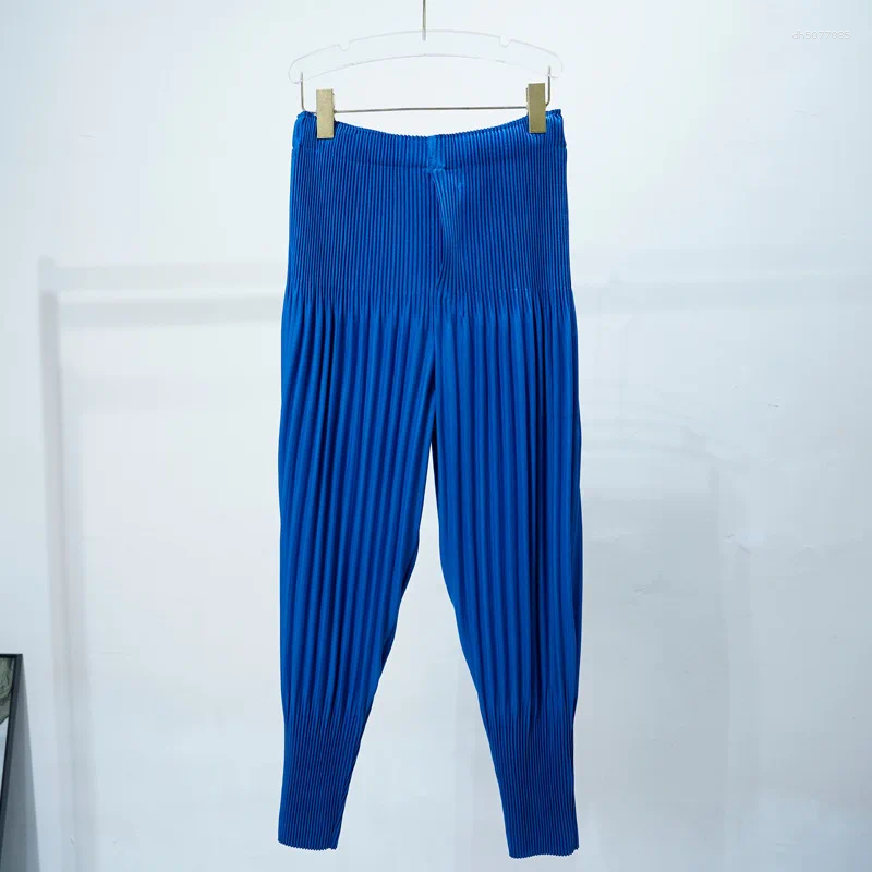 Men's Pants Miyake Pleated Lantern 2025 Fall Loose Harlan Small Leg Trousers Seven High-end Casual