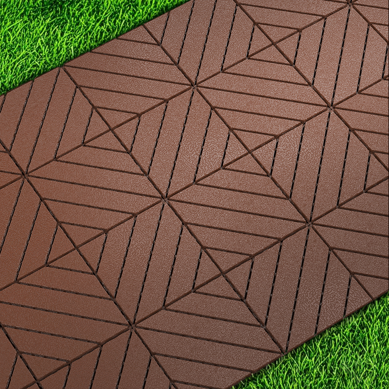 Plastic Floor Tiles Interlocking Deck Tiles, Waterproof Snap Together Flooring for Outdoor Indoor, Anti-Slip Patio Balcony Carpet