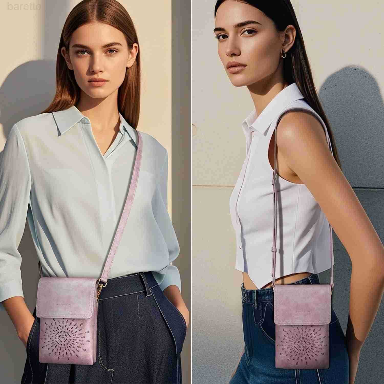 Small Crossbody Bags for Women Trendy Leather Crossbody Phone Purses Handbags with Adjustable Strap Z250909