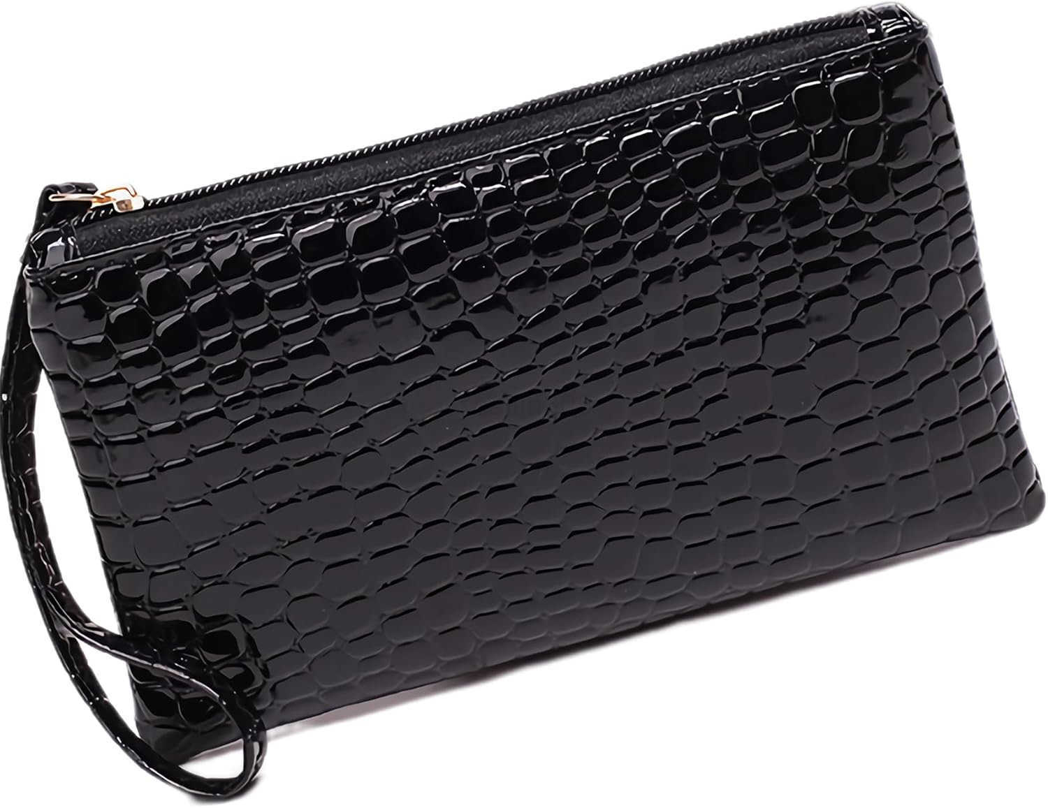 Women Purse Wristlet Wallet Evening BagSmall Purse Vegan Leather Handbag for Cocktail Prom Party Z25909