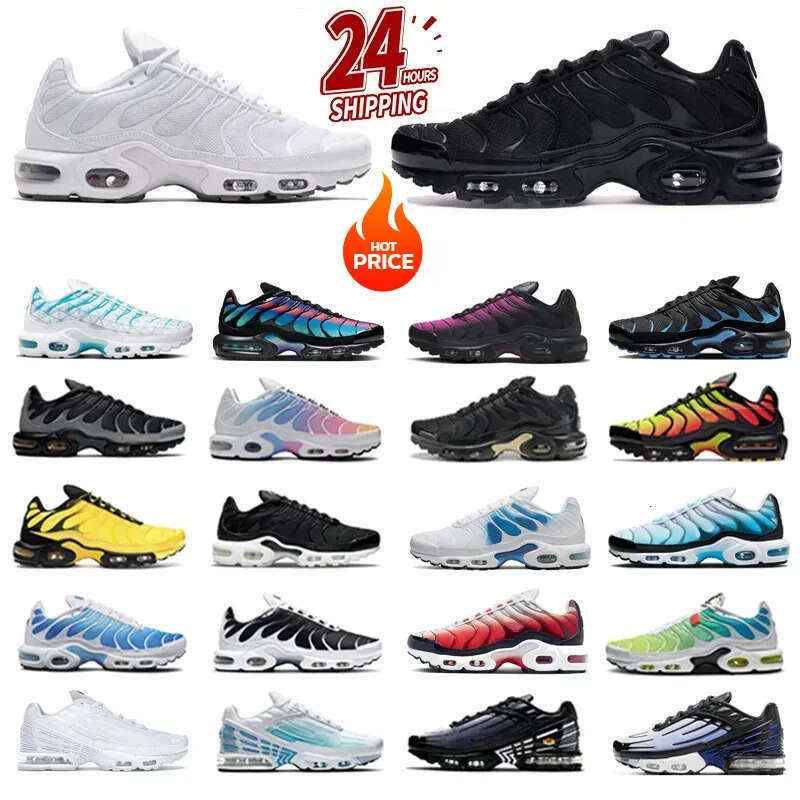 Free shipping tnss 3 Running Shoes Men Women Triple White Black Sky Blue Gradient Dusk Unity tnsss Plus Tennis Breathable Mens Trainers outdoor Sports Sneakers