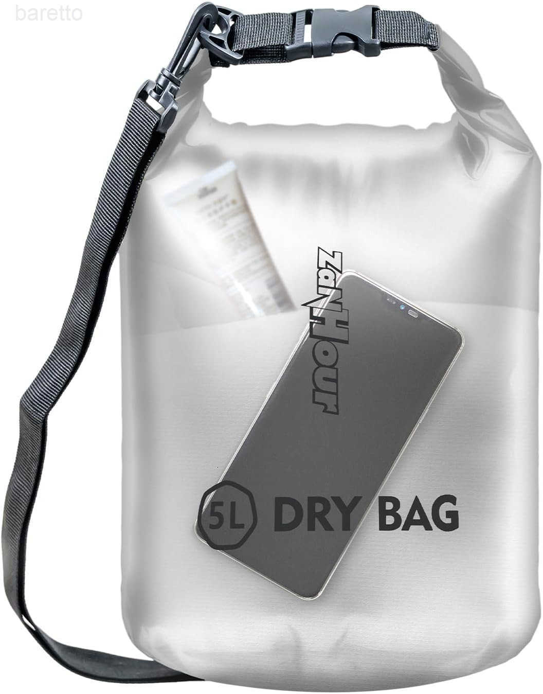 Dry Bag Roll Top Transparent Storage Bag2L5L10L20LSuitable for Traveling Swimming Kayaking Camping Fishing Rainy Day Trips Z250909