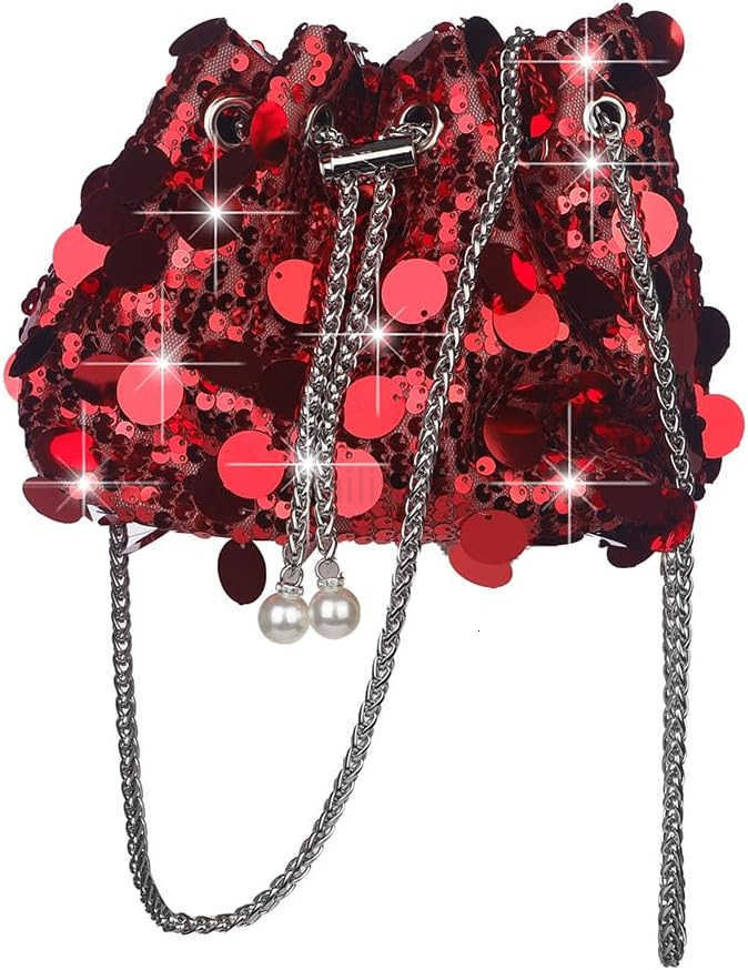 Womens Evening Handbag Large Sequin Evening Bag Purses for Women Glitter Sparkly Handbag for Party Z25909
