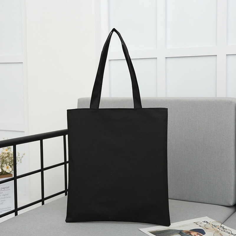 2025 New Korean Style Casual Shopping Bag - Large Capacity Printed Student Supplementary Study Bag Z250224