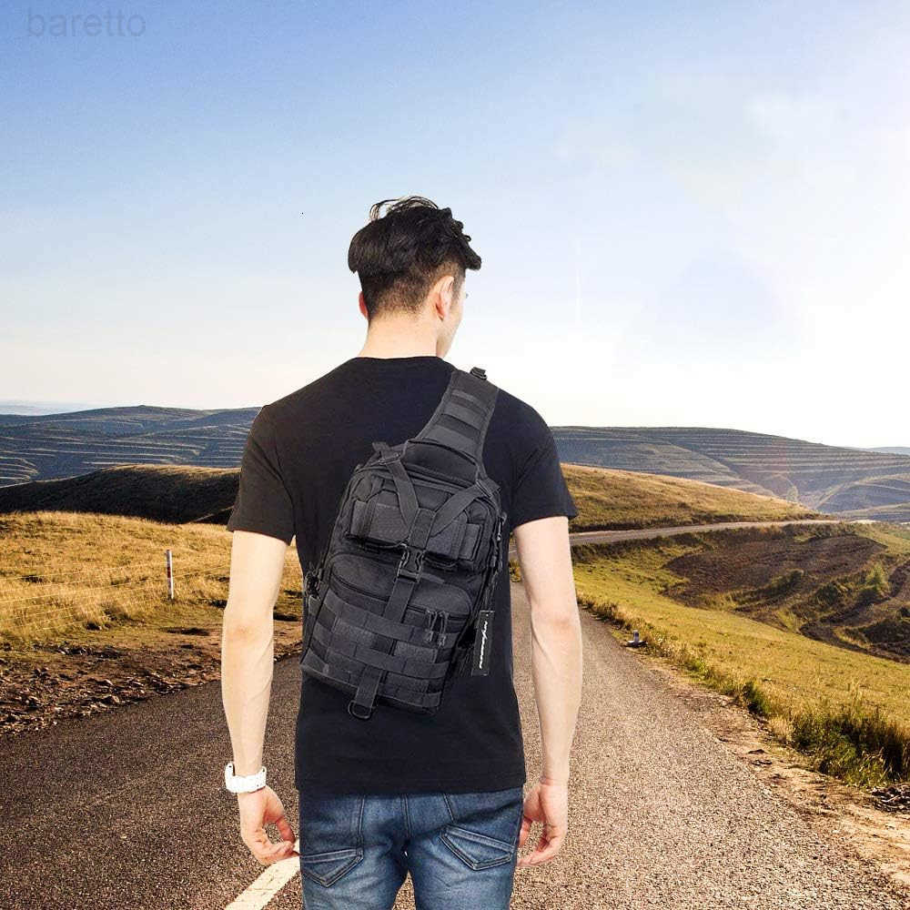Tactical Sling Bag Pack Military Rover Shoulder Backpack EDC Assault Range Bag WaterResistant Z250909