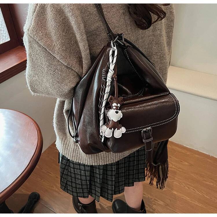 Vintage design Style Large Capacity Handbag With Multiple Carrying Methods For Commuting And Leisure, Women's Shoulder Bag, Autumn New Designer