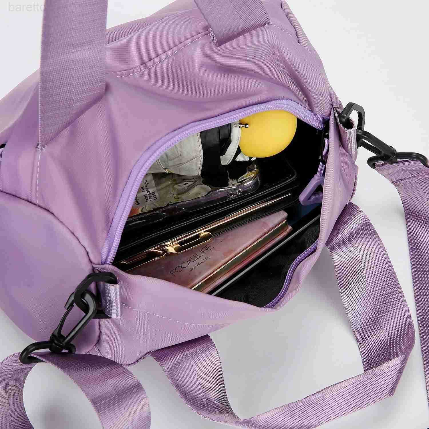 Gym Bag Casual Single Shoulder Crossbody Oxford Cloth Tote Z250909