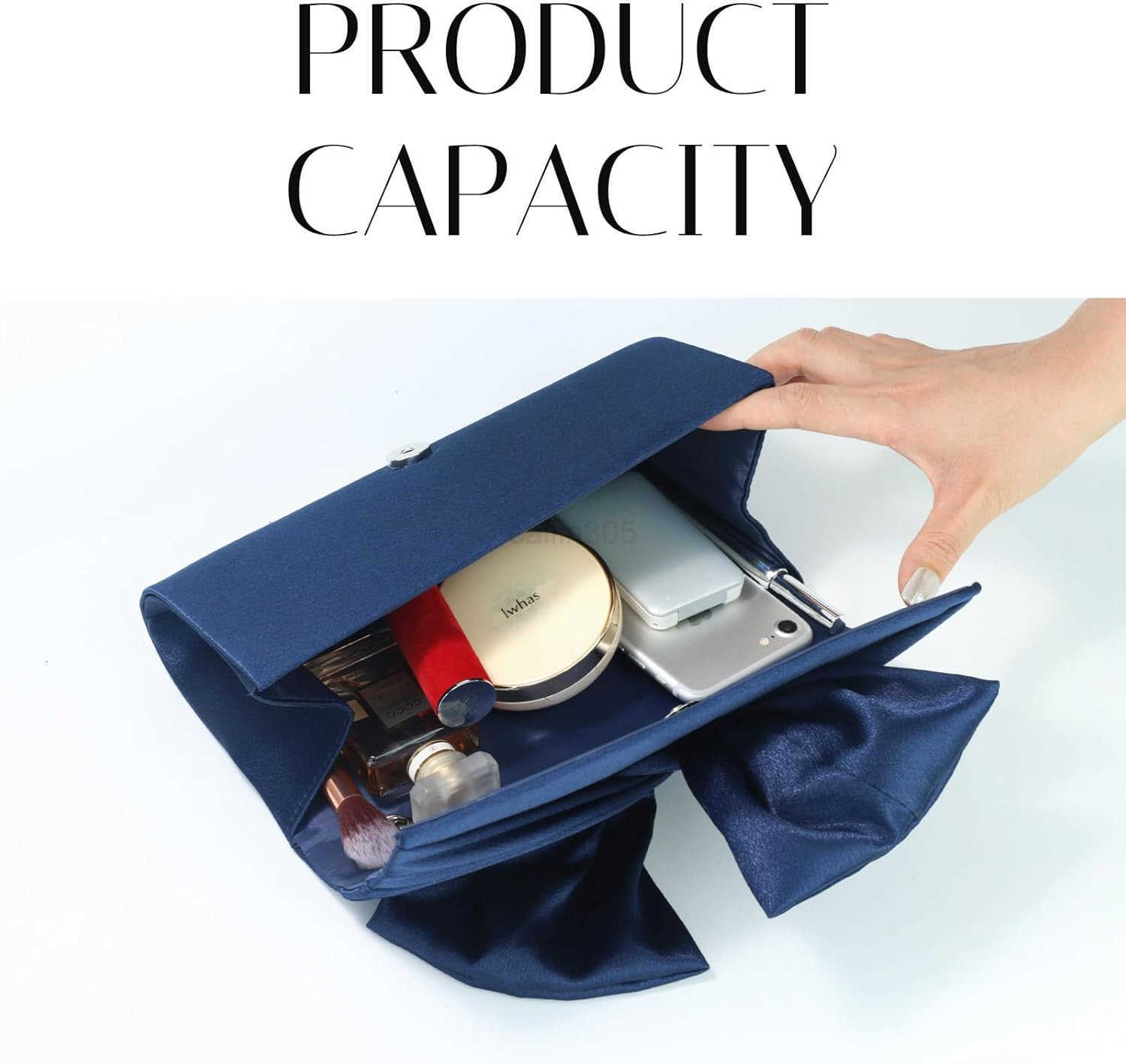 Evening Bag Bow Flap Clutch Purse for WomenElegant Clutch Handbag for FormalPartyPromWedding Z25909