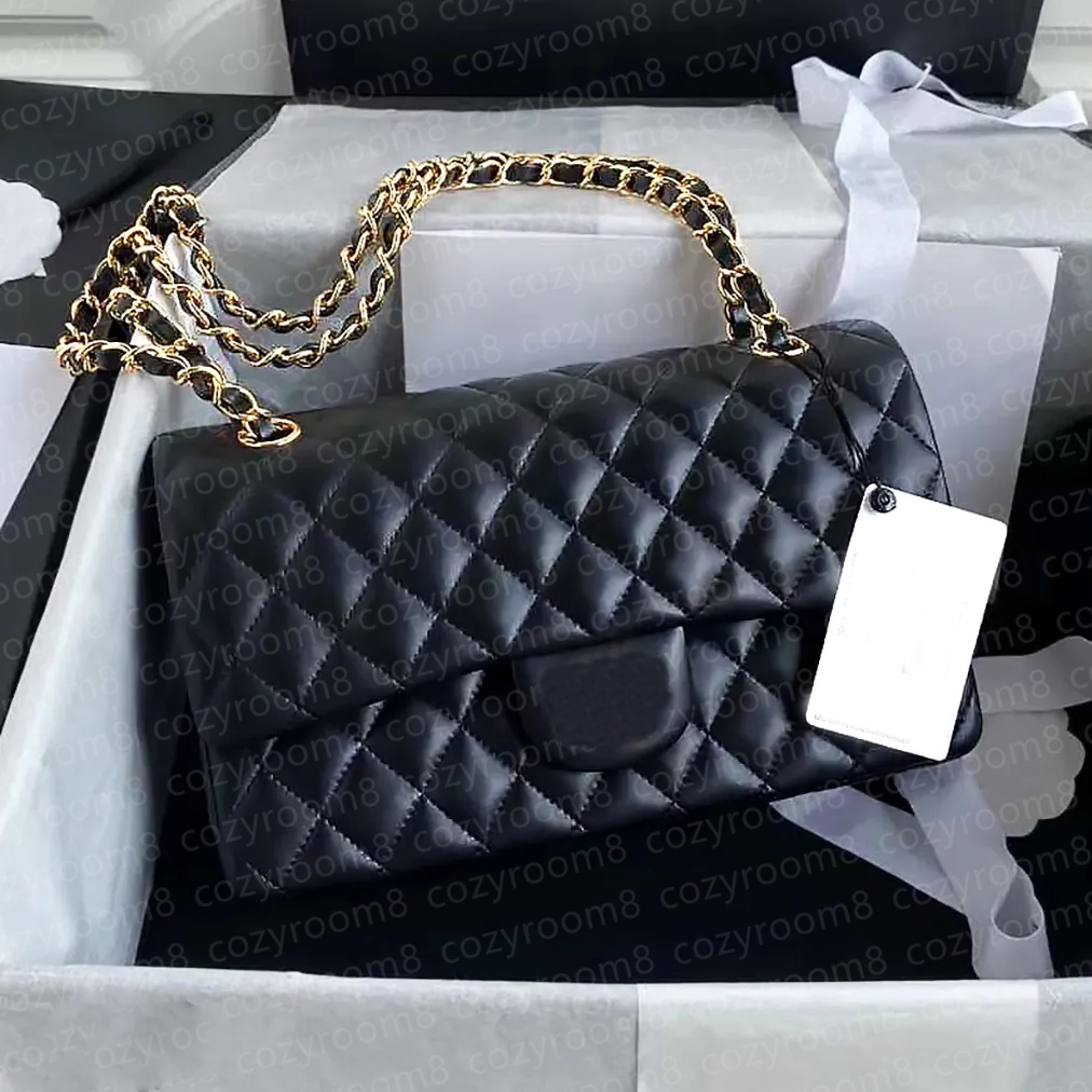 Luxury bag Designer Crossbody Bag handbag Women High quality Mini Shoulder Bag Plaid Flap Caviar Handbag Gold Silver Chain Leather Double Letter Solid Color Lady Bag