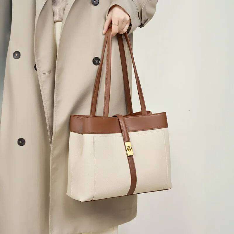 Designer Bags Women Genuine Leather Tote Bag 2024 Trend Brand Large Capacity Designer Handbag Fashion Shoulder Bags Luxury Bag