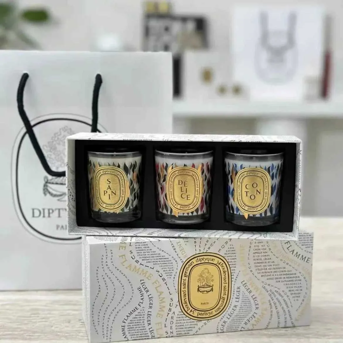 Handmade Scented Christmas Gift Fragrance Lamp Table Incense Romantic Aromatherapy Candle New hight quality Christmas gift Ma Long Lasting romantic Ro