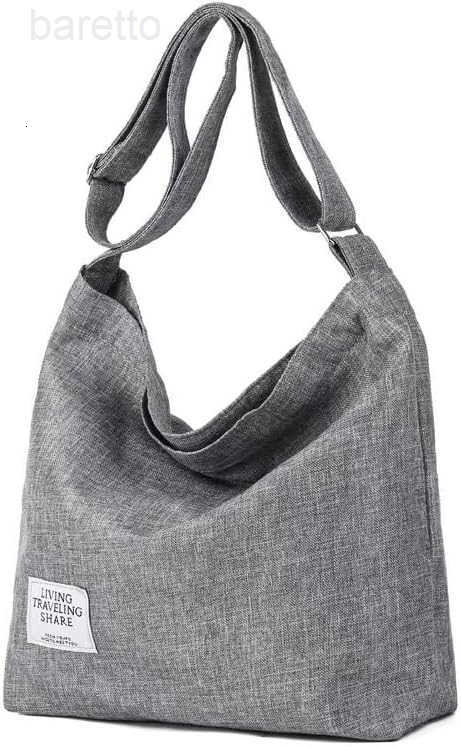 Womens Casual Canvas Shoulder Bag Spacious Versatile and Fashionable Multiple Color Options for Everyday Chic Z250909