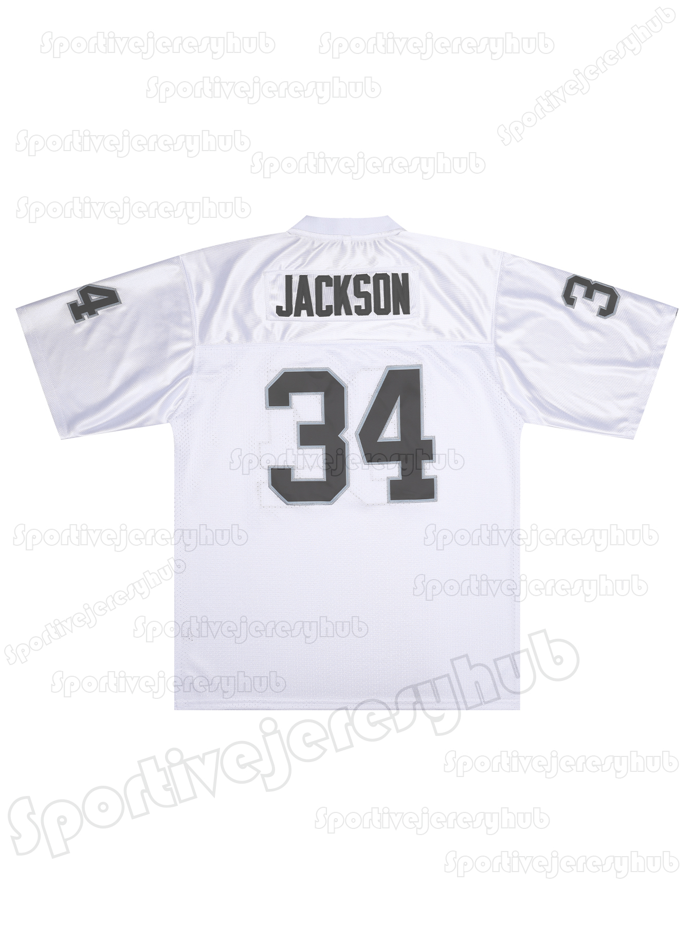 2 Ashton Jeanty Black/White Football Jersey 34 Bo Jackson 24 Charles Woodson Breakaway Vintage V-neck Polyester Stretch Uniform Casual Wear & Streetwe