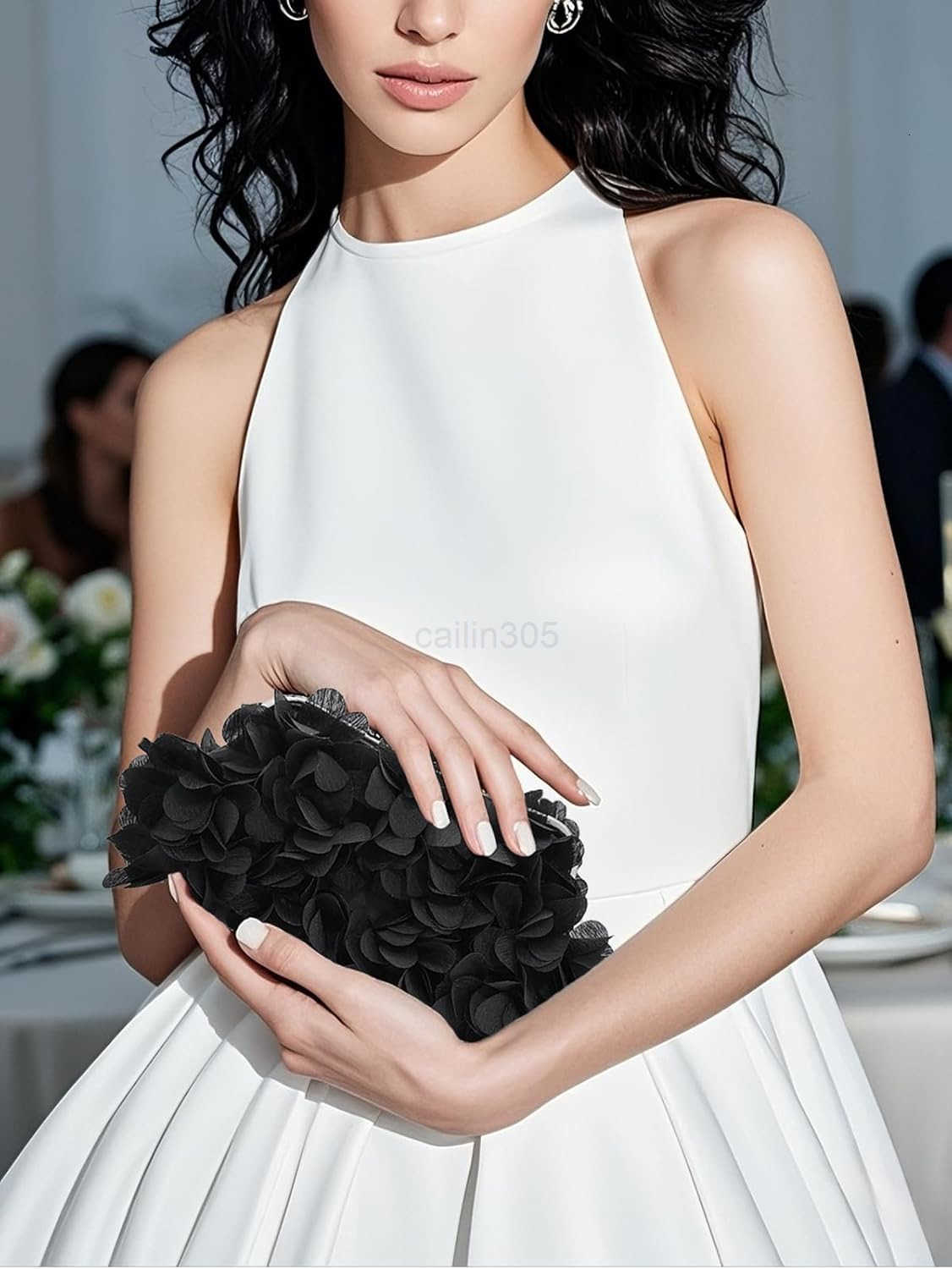 Bags for Women Formal Floral Clutch Purses for Women Wedding Cocktail Party Prom Purse Dressy Handbags Z25909